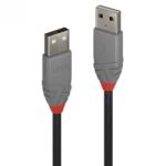 Lindy Cablu USB 2.0-A T-T 1m Anthra Line Gri, Lindy L36692 (L36692)