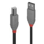 Lindy Cablu de imprimanta USB A la tip B 7.5m Negru Anthra Line, Lindy L36676 (L36676)