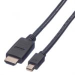 Valueline Cablu Mini Displayport la HDMI Full HD T-T 4.5m Negru, Value 11.99. 5793 (11.99.5793-10)