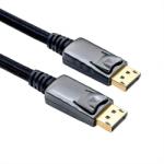 Roline Cablu Displayport 4K60Hz T-T argintiu/negru 1.5m, Roline 11.04. 5886* (11.04.5886-20)