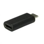 Valueline Adaptor micro USB 2.0 la USB-C T-M Negru, Value 12.99. 3192 (12.99.3192-25)