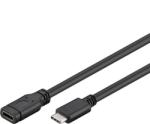  Cablu prelungitor USB 3.1 tip C T-M negru 1m, KU31MF1 (KU31MF1)
