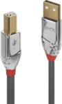 Lindy Cablu USB 2.0 tip A la tip B 2m Cromo Line, Lindy L36642 (L36642)