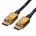 Roline Cablu Displayport GOLD 4K@60Hz v1.2 T-T 2m, Roline 11.04. 5645 (11.04.5645-10)