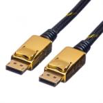 Roline Cablu Displayport GOLD 4K60Hz v1.2 T-T 2m, Roline 11.04. 5645 (11.04.5645-10)