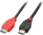 Lindy Cablu micro USB-B la micro USB-B T-T OTG 0.5m, Lindy L31758 (L31758)