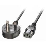Lindy Cablu de alimentare PC C13 la UK 2m Negru, Lindy L30433 (L30433)