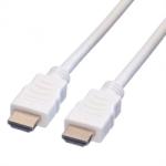 Valueline Cablu HDMI v1.4 19T-19T ecranat 15m Alb, Value 11.99. 5715 (11.99.5715-5)