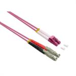 Roline Cablu fibra optica Duplex LSH - LC, UPC Polish OM4 violet LSOH 0.5m, Roline 21.15. 9470 (21.15.9470-10)