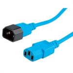 Roline Cablu prelungitor alimentare IEC 320 C14 - C13 Albastru 0.8m, Roline 19.08. 1527 (19.08.1527-25)