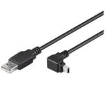  Cablu USB 2.0 la mini USB unghi 90 grade 1.8m T-T Negru, KU2M2A-90 (KU2M2A-90)