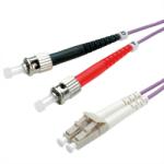 Valueline Cablu fibra optica LC-ST OM4 duplex multimode 0.5m, Value 21.99. 8770 (21.99.8770-10)