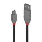 Lindy Cablu USB 2.0 la mini USB-B 5m T-T Anthra Line, Lindy L36725 (L36725)