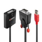 Lindy Convertor VGA la DVI-D Dual Link T-M alimentare USB, Lindy L38184 (L38184)