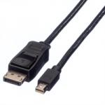 Valueline Cablu Mini Displayport la Displayport T-T 1m Negru, Value 11.99. 5634 (11.99.5634-20)
