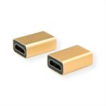 Roline Adaptor GOLD 4K60Hz HDMI M-M, Roline 12.03. 3153 (12.03.3153-20)