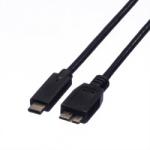 Roline Cablu USB tip C la micro USB 3.1-B 1m, Roline 11.02. 9006 (11.02.9006-10)