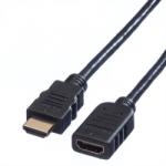 Valueline Cablu prelungitor HDMI T-M 1.5m Negru, Value 11.99. 5571 (11.99.5571-10)