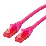 Roline Cablu de retea UTP Cat. 6 Component Level LSOH roz 0.3m, Roline 21.15. 2949 (21.15.2949-50)