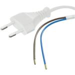  Cablu de alimentare Euro la fire deschise 2.5A 3m Alb, KPSFD3W (KPSFD3W)