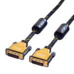 Roline Cablu DVI-D Dual link 24+1 pini GOLD T-T 1m, Roline 11.04. 5511 (11.04.5511-10)