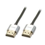 Lindy Cablu HDMI 4K 2.0 CROMO Slim cu Ethernet T-T 0.5M, Lindy L41670 (L41670)