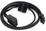 SilverStone SST-CP10 Slim SATA kábel - Fekete