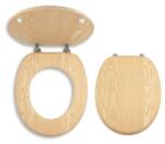 FERRO (Novaservis) Prestige Kőris WC ülőke Krómozott réz rögzítőelemekkel WC/JASAN (WC/JASAN)
