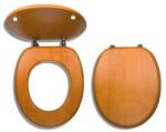 FERRO (Novaservis) Prestige Világos dió WC ülőke Krómozott réz rögzítőelemekkel WC/ORECH (WC/ORECH)