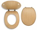 FERRO (Novaservis) Prestige Bambusz WC ülőke Krómozott réz rögzítőelemekkel, WC/BAMBUS (WC/BAMBUS)
