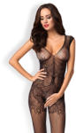 Obsessive Секси черно мрежесто боди f234eh-48108-czarny - черен, размер s/m/l