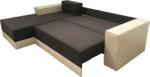 MobAmbient Colțar extensibil negru-crem - model AIDA