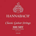 Hannabach 800SHT Klasszikus Gitárhúr Garnitúra, Piros - Super High Tension