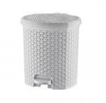  Rattan hatású pedálos szemetes 11, 5 l