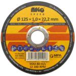  Vágókorong vágótárcsa rozsdamentes acélhoz 125x1, 0x22 mm MAGG SPEED RNQS12510220 (RNQS12510220)