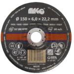 MAGG Csiszolókorong csiszoló korong fémre csiszolótárcsa csiszoló tárcsa 150x6x22, 2 mm BK150 (BK150)