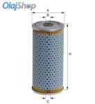 HENGST E153H D25 olajszűrő, E153HD25