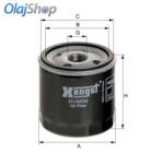 HENGST H14W29 olajszűrő, H14W29