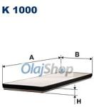 FILTRON Utastérszűrő (K 1000) (K1000)