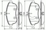 Bosch Set placute frana, frana disc MERCEDES C-CLASS T-Model (S204) (2007 - 2014) BOSCH 0 986 495 104