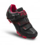 FLR F-65 III MTB kerékpáros cipő, SPD, fekete-piros, 43-as