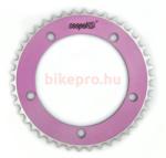 Csepel single speed első lánckerék 44T, 130 mm, 1s (1/8"), alumínium, rózsaszín - bikepro - 4 890 Ft