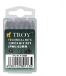 TROY Set de biti cruce Troy 22223, PH3, 50 mm, 12 bucati (T22223) Set capete bit, chei tubulare