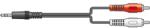 Skytronic Cablu audio jack stereo 3.5mm tata - 2x RCA tata 2.5m Skytronic (104.801)