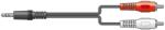 Skytronic Cablu audio jack stereo 3.5mm tata - 2x RCA tata 1.5m Skytronic (104.984)