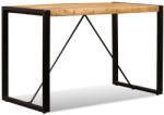vidaXL Masă de bucătărie, lemn masiv de mango nefinisat, 120 cm (243996) - vidaxl