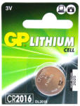 GP Batteries CR2016 CMOS elem, 3V-os GP