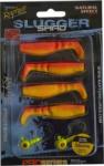Rapture Slugger Shad Set 55 Flame Yellow 4+2db/csg, műcsali szett (188-03-302)