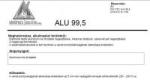  Elektróda ALU 99.5 3.25mm 2 kg (11050) (11050)
