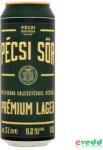Pécsi Sör Prémium sör Lager 5% 0, 5L Doboz